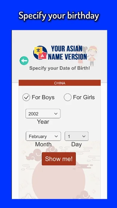 Screenshot di Your Asian Name Version