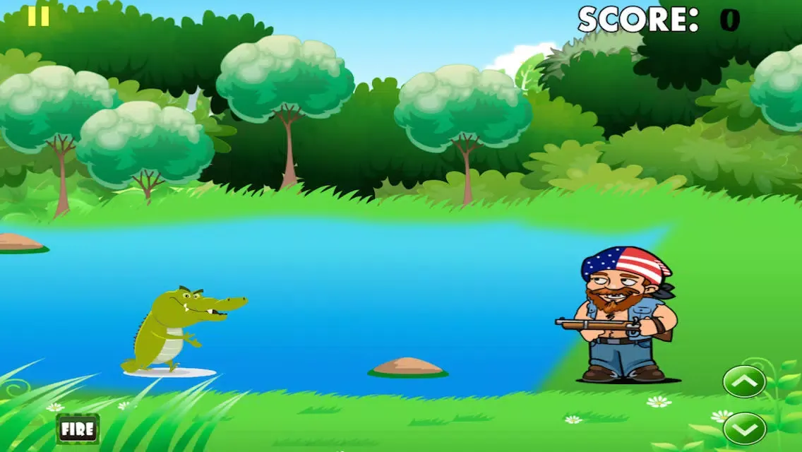 Capturas de pantalla de A Pitfall Swamp Attack FREE - Redneck People vs. the Zombie Crocodile Rampage