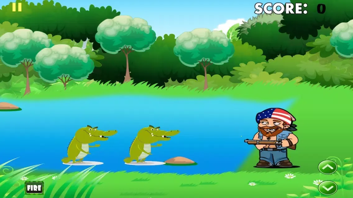 Capturas de pantalla de A Pitfall Swamp Attack FREE - Redneck People vs. the Zombie Crocodile Rampage
