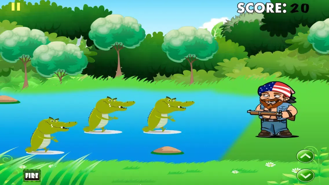 Capturas de pantalla de A Pitfall Swamp Attack FREE - Redneck People vs. the Zombie Crocodile Rampage
