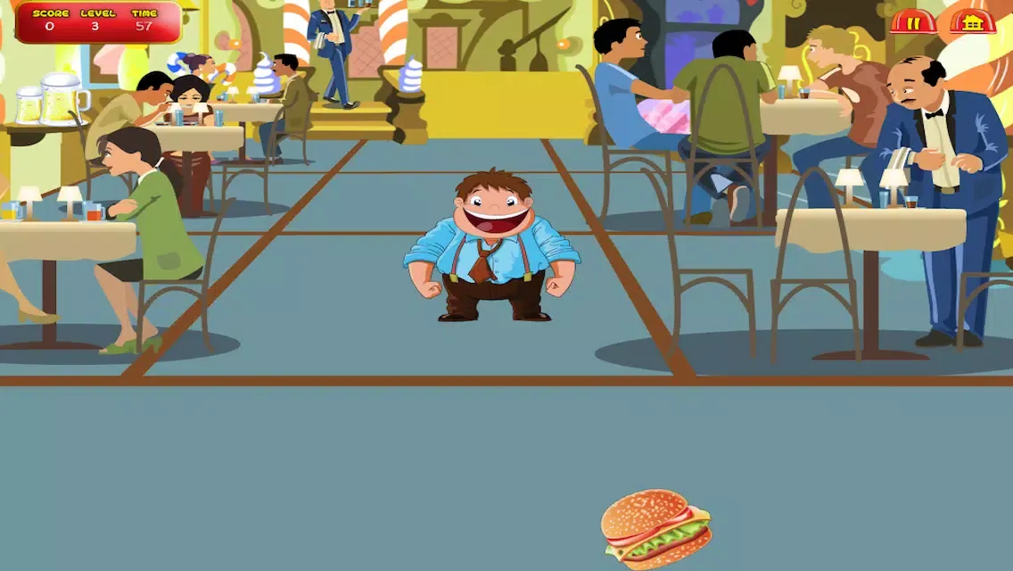 A Flick Burger Burgeria FREE! It's a Happy Cheesburger Drop Game স্ক্রিনশট