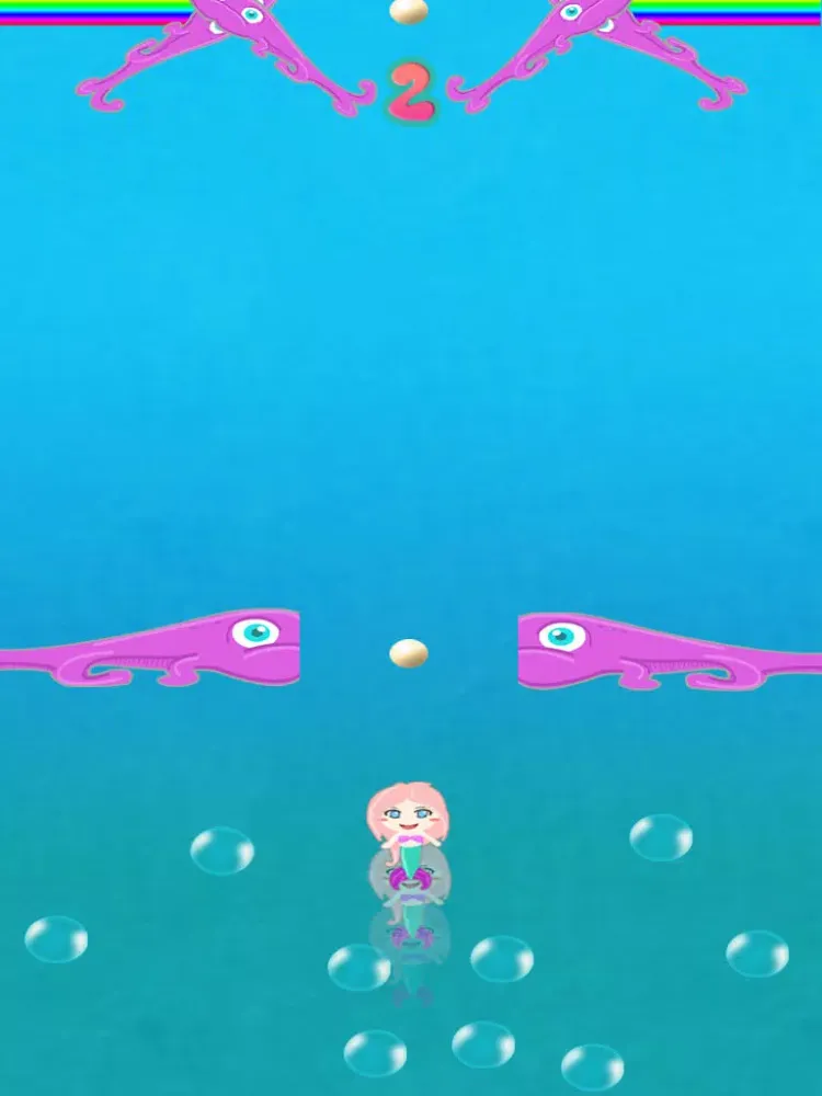 صور Mermaid Dash Up! - Pinky Fin's Bubble Swim iPad 