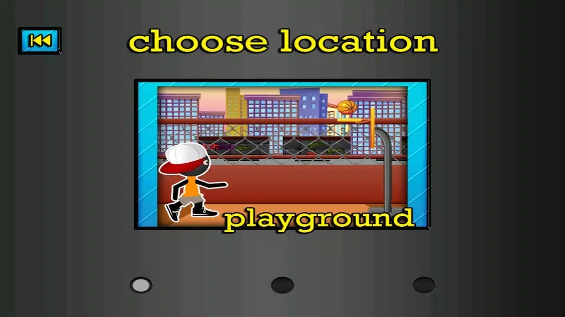 Ảnh chụp màn hình của Real Stickman Basketball - Perfect Stick Man Free Throw Showdown