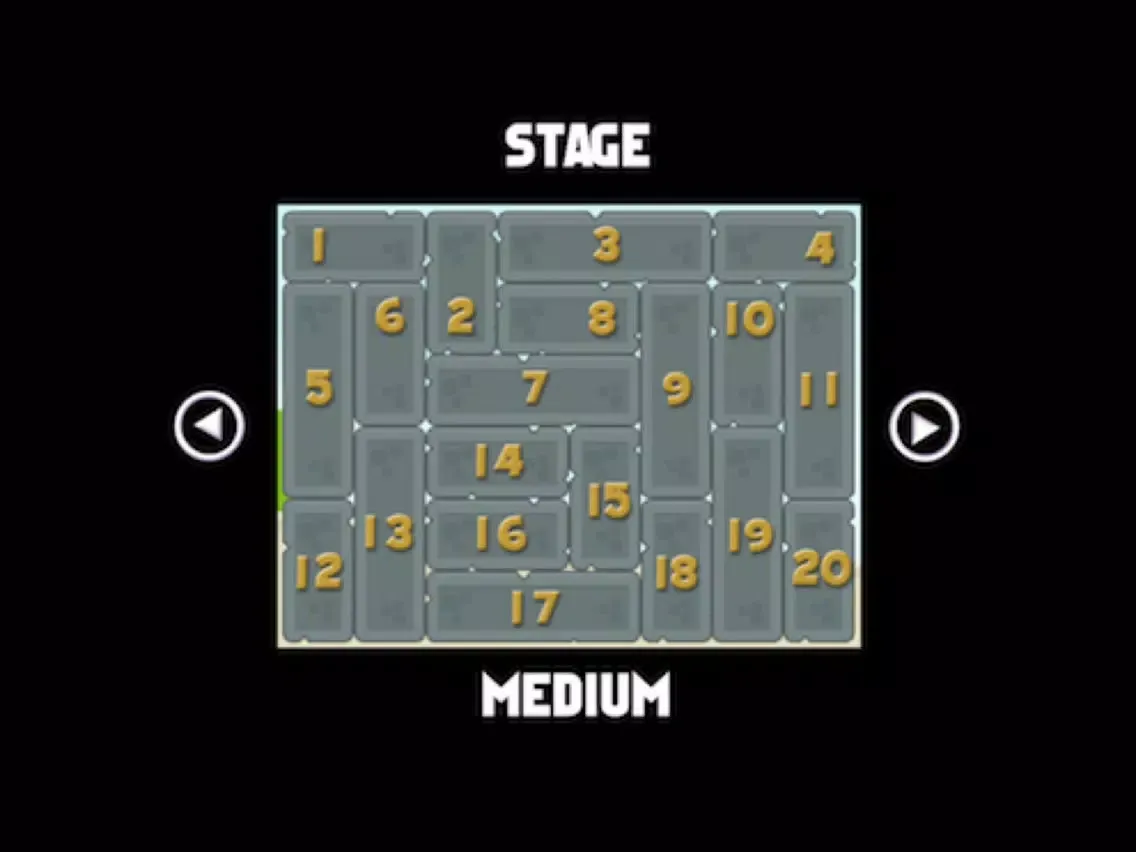 Tangkapan layar Move the stone sliding iPad 