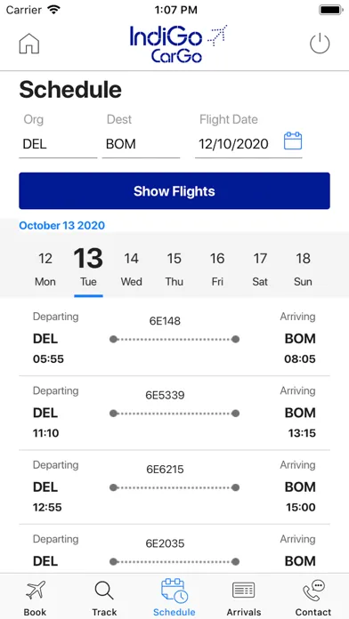 تصاویر IndiGo – Cargo Shipper App