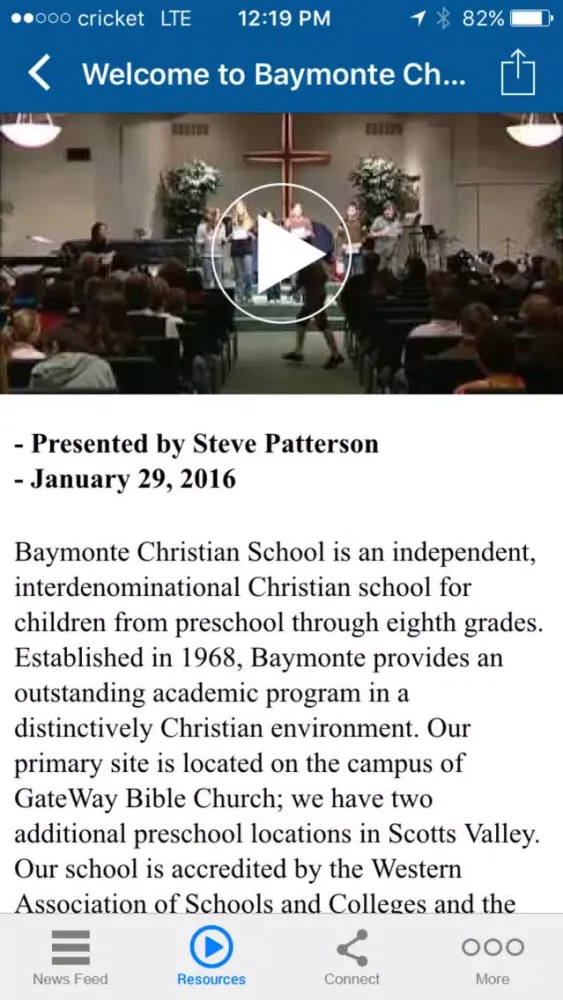 Capturas de pantalla de Baymonte Christian School