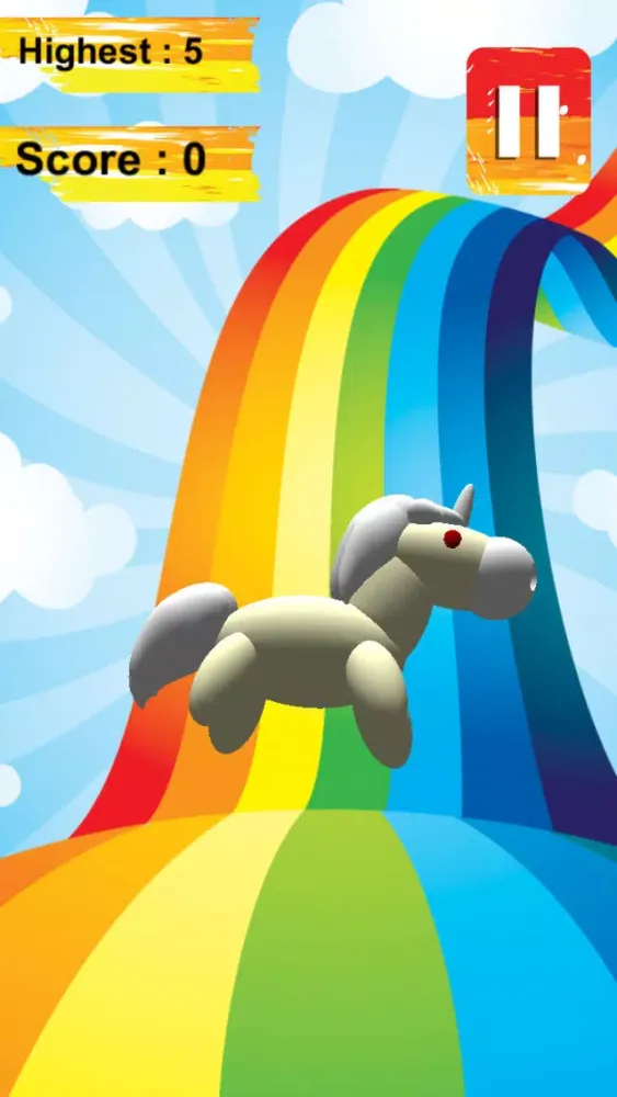 3D Unicorn Rainbow King-dom Juggle Safari Lite Ekran Görüntüleri