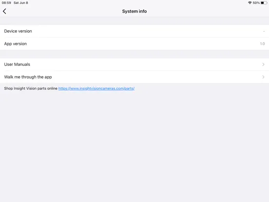 Insight Vision App iPad  স্ক্রিনশট
