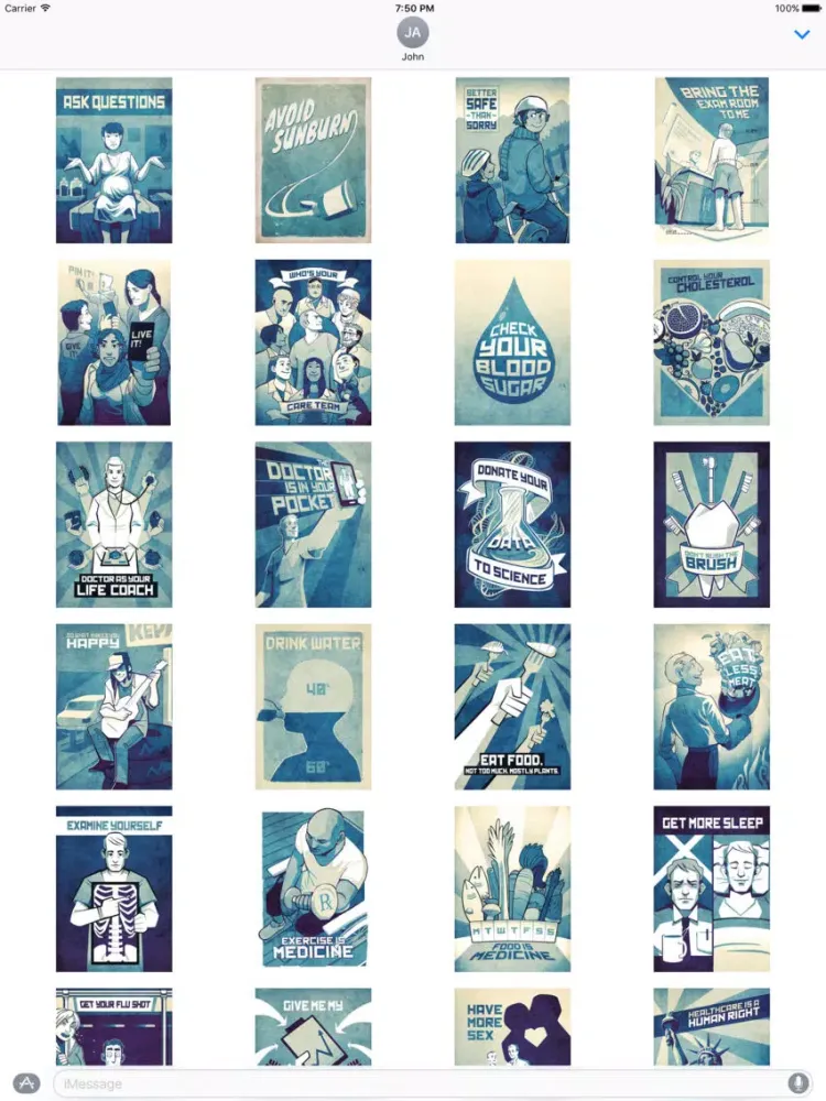 Capturas de pantalla de Care Cards iPad 