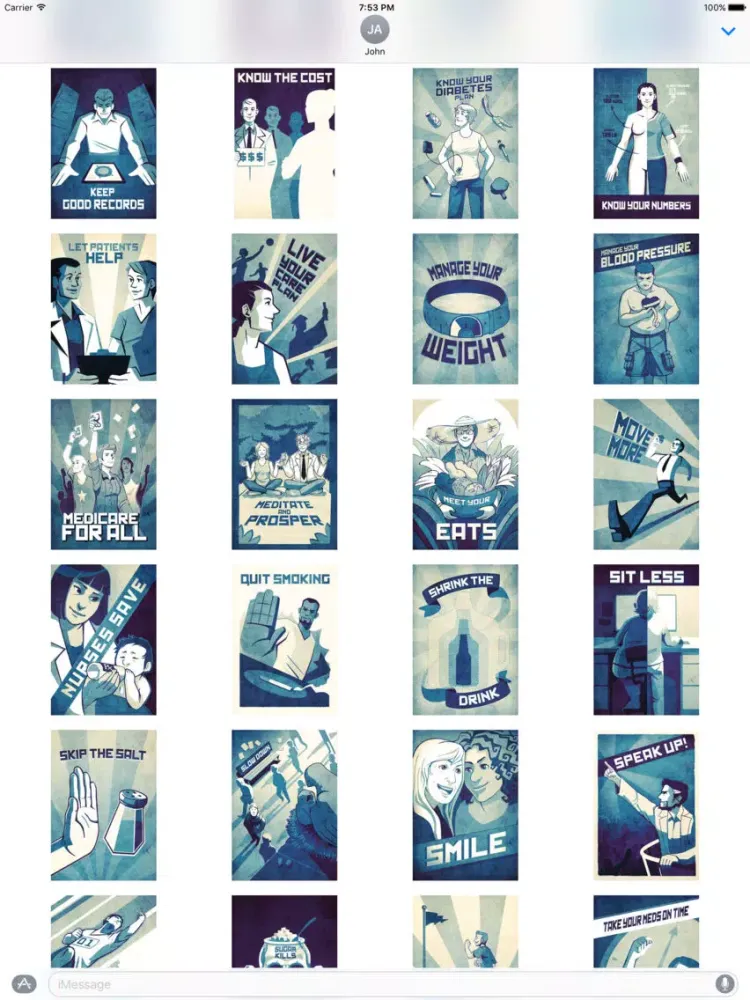 Capturas de pantalla de Care Cards iPad 