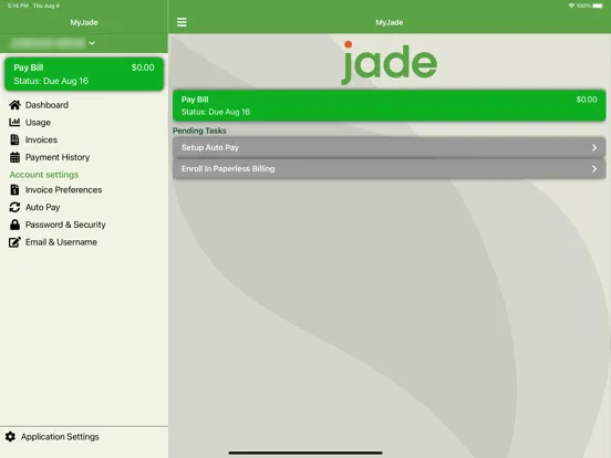 Скриншоты MyJade iPad 
