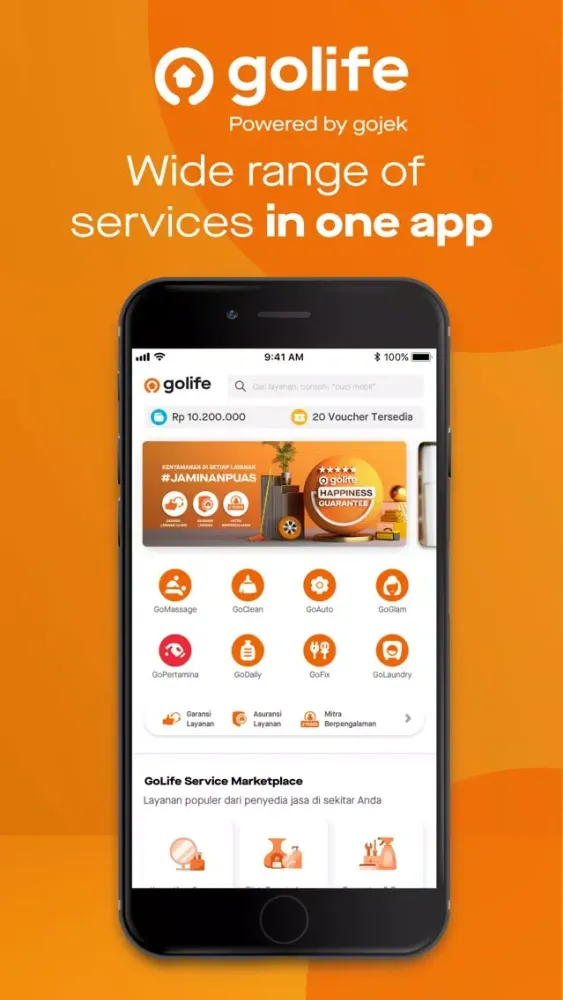 GoLife | Massage & Cleaning Screenshots