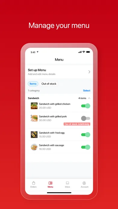GOJO Merchant Screenshots
