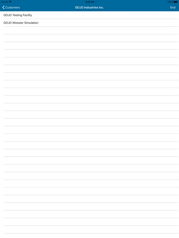SMARTLINK™ Installer iPad  스크린샷