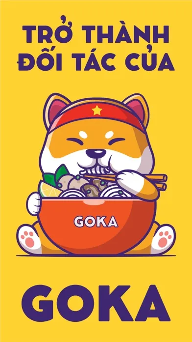Capturas de tela do GOKA Merchant