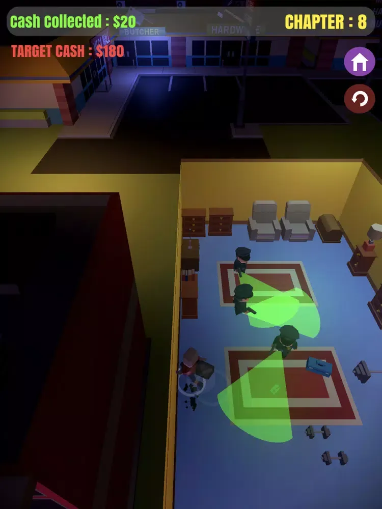 Ảnh chụp màn hình của Smart Looter - House Thief iPad 
