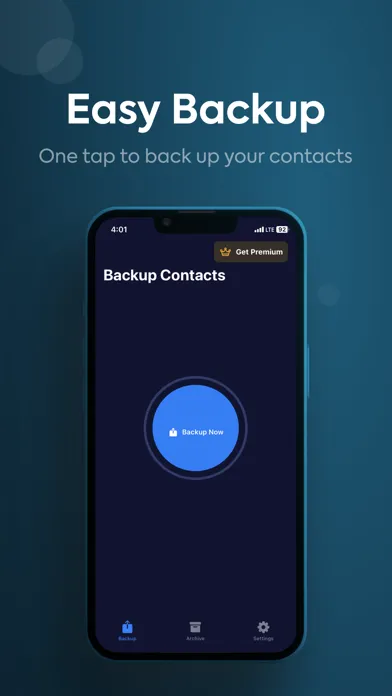 Скриншоты Contact Vault: Backup Contacts