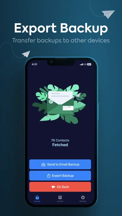 Скриншоты Contact Vault: Backup Contacts