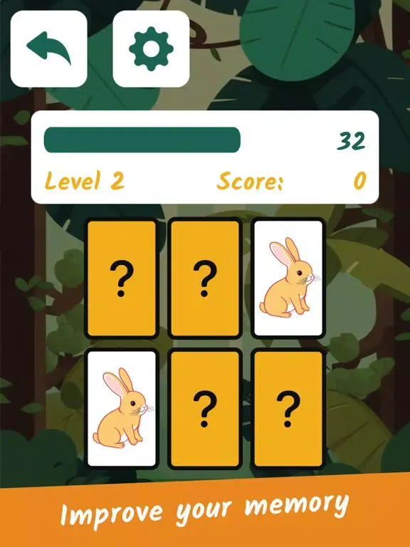 تصاویر Kids Memory Game: Animals iPad 