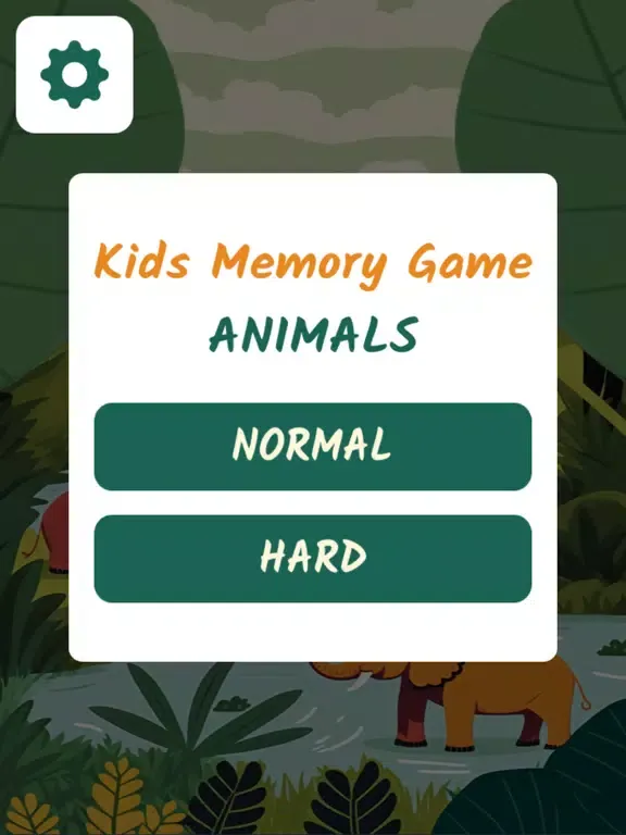 تصاویر Kids Memory Game: Animals iPad 
