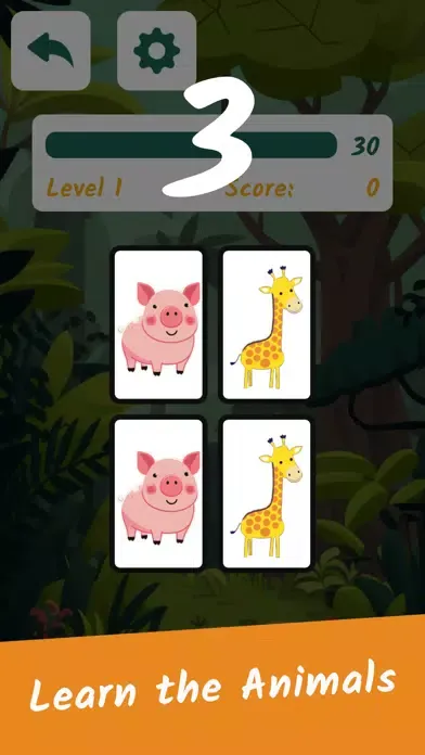تصاویر Kids Memory Game: Animals