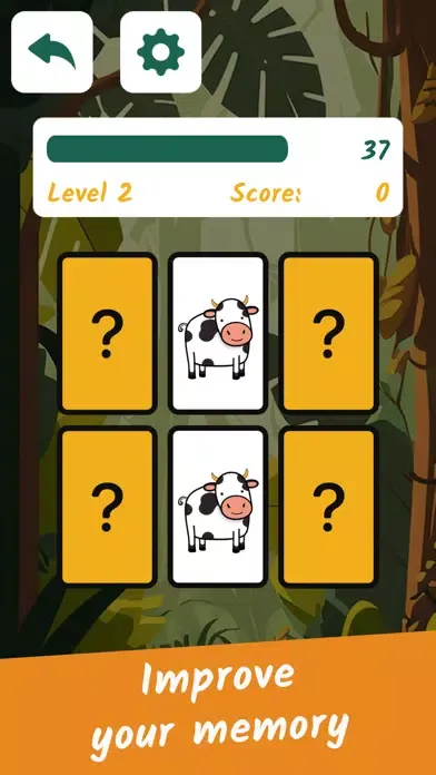 تصاویر Kids Memory Game: Animals