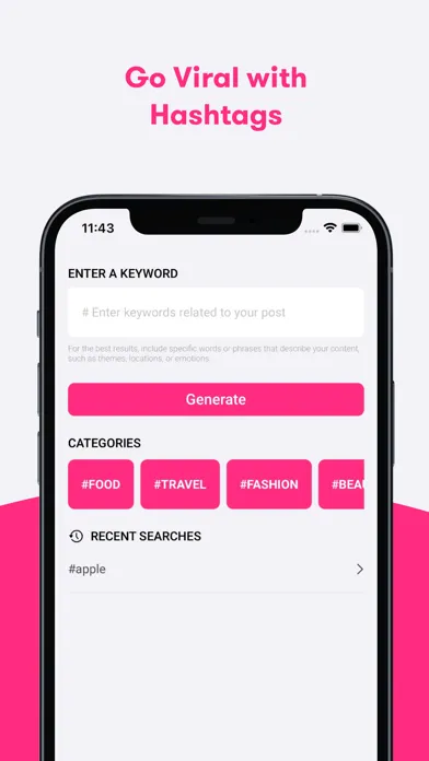 Hashtag Generator for Insta应用截图
