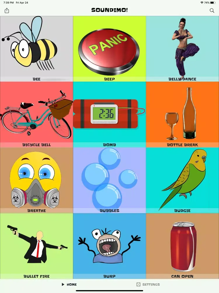Ảnh chụp màn hình của Soundimo Prank Sound Noise App iPad 