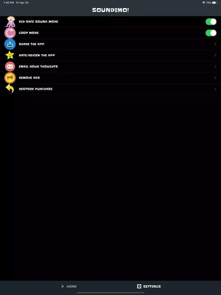 Ảnh chụp màn hình của Soundimo Prank Sound Noise App iPad 