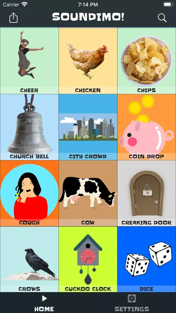 Ảnh chụp màn hình của Soundimo Prank Sound Noise App