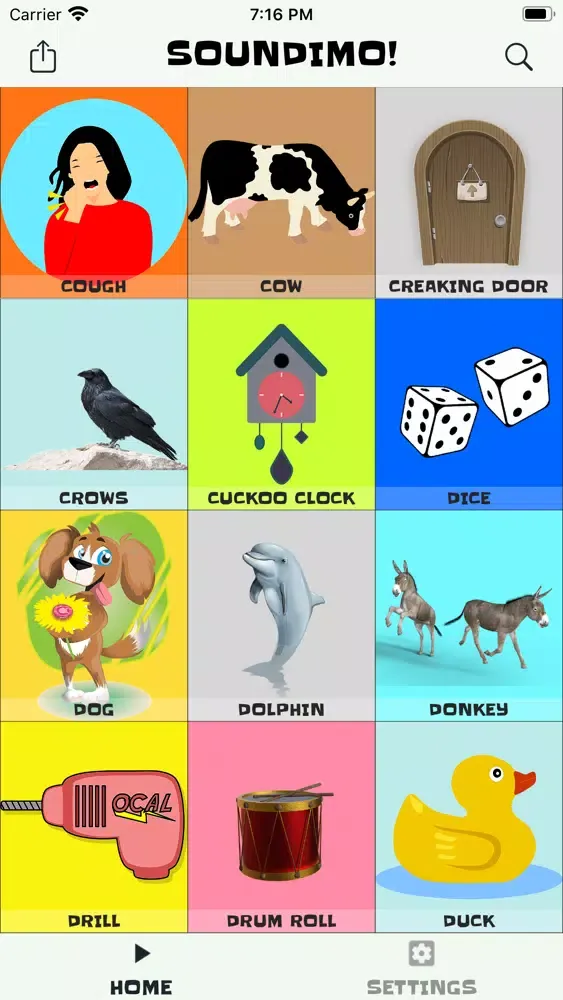 Ảnh chụp màn hình của Soundimo Prank Sound Noise App