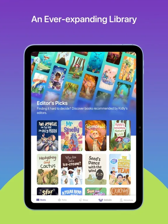 Capturas de tela do Kidly: Bedtime Books, Sleep iPad 