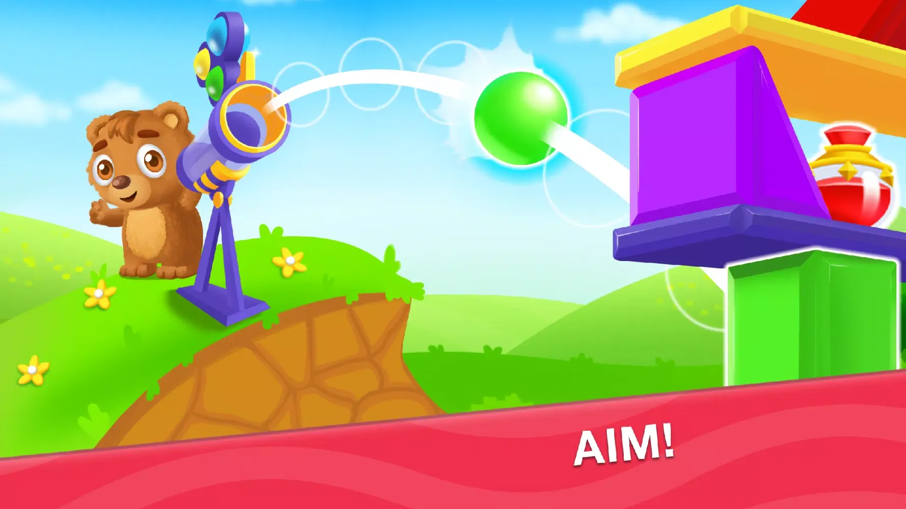 Kids shooter for bubble games应用截图