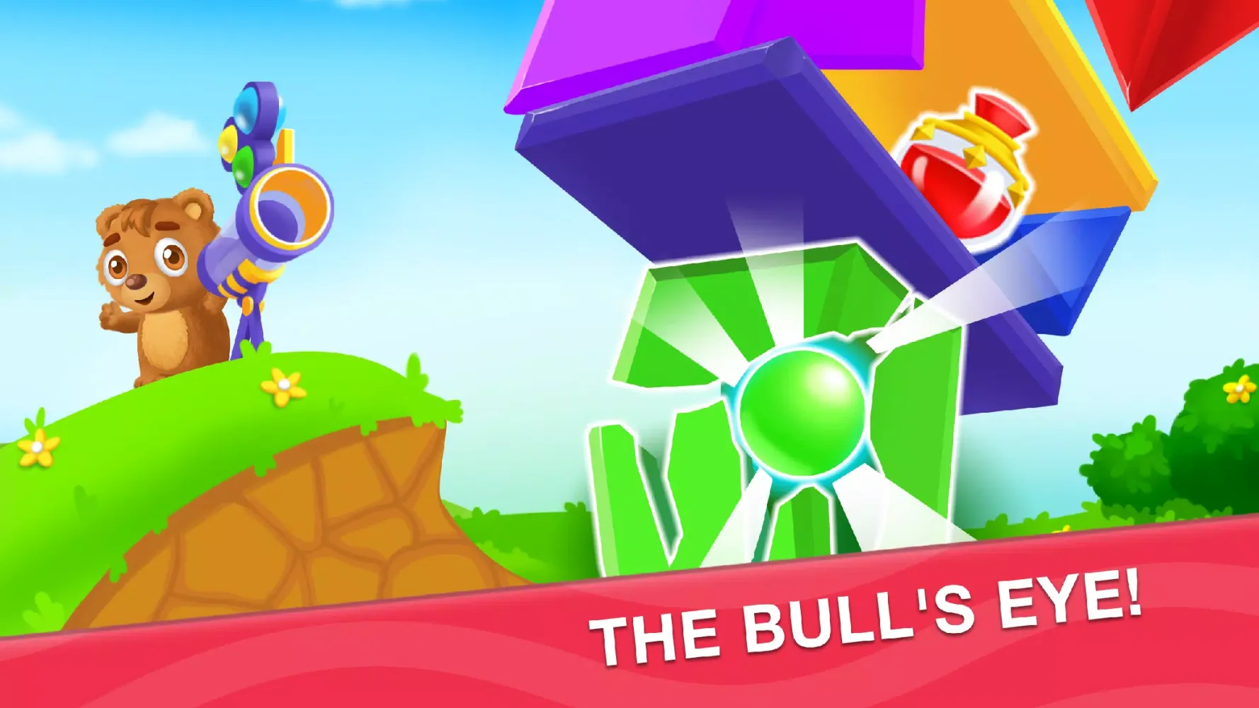 Kids shooter for bubble games应用截图