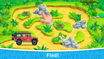 Dinosaur truck, car games: dig Screenshots