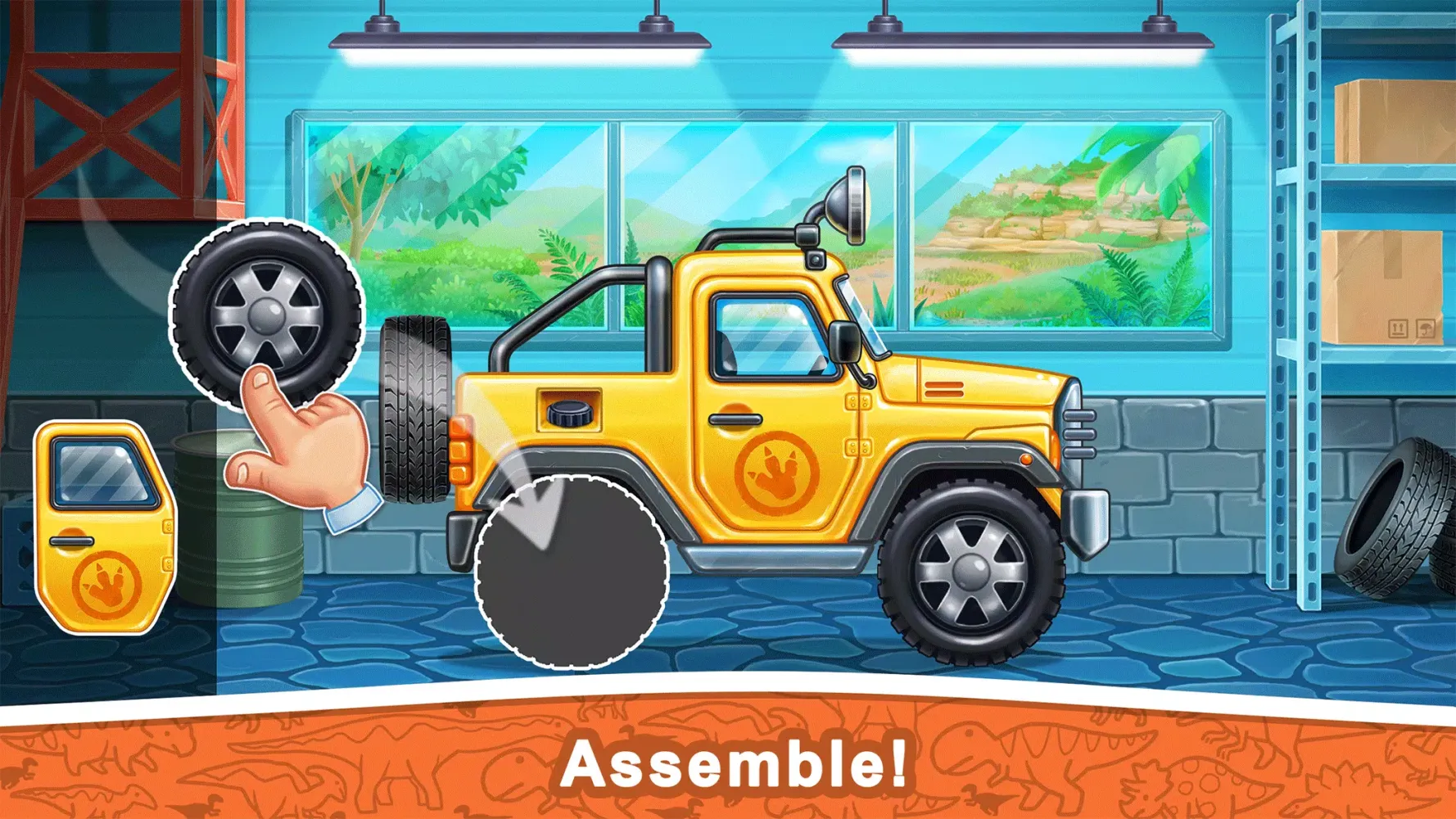 Screenshot di Truck, Dinosaur Games for Kids