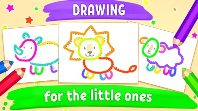 Animal coloring book for color Screenshots