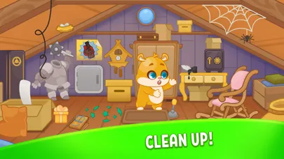 ภาพหน้าจอของ Hamster House: Cute Mini Games