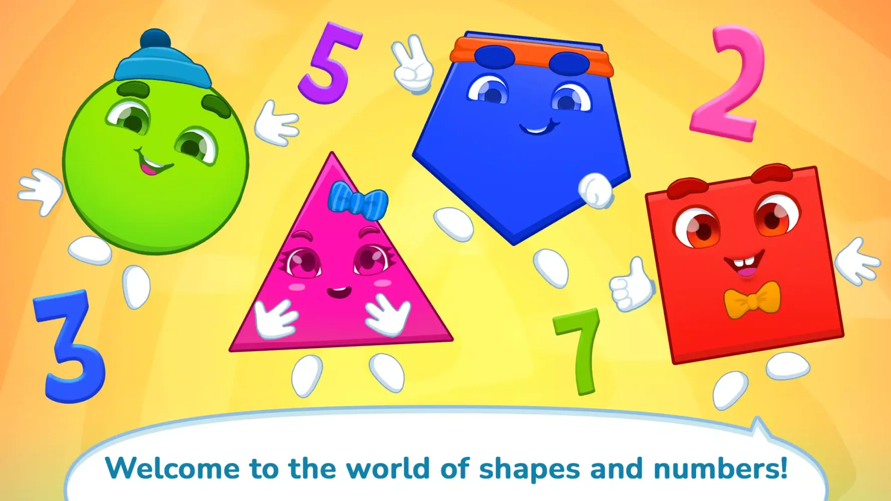 Numbers & Shapes Learning Game Screenshots