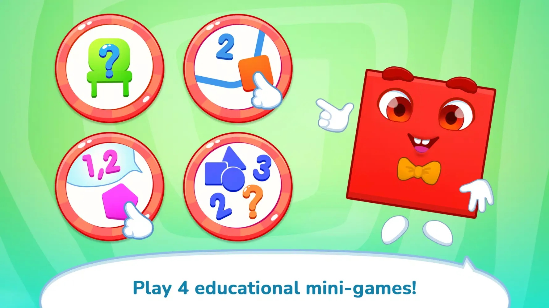 Numbers & Shapes Learning Game Screenshots