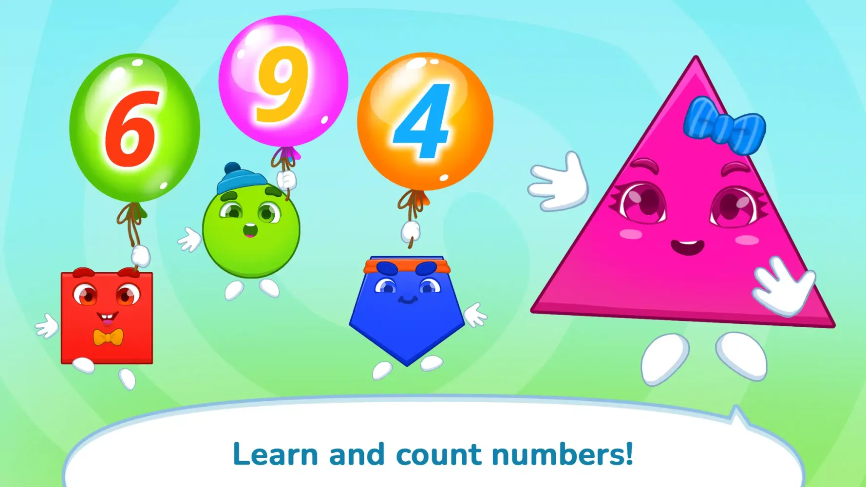 Numbers & Shapes Learning Game Screenshots