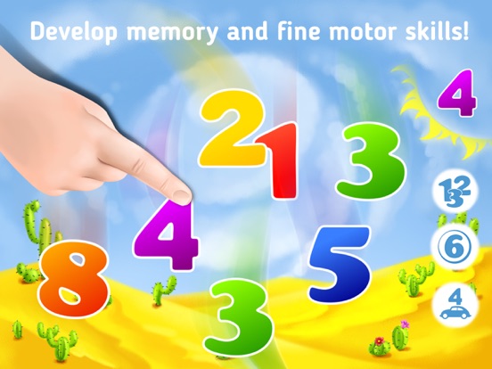 123 Learning numbers games 2+ iPad  スクリーンショット