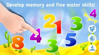 Tangkapan skrin 123 Learning numbers games 2+