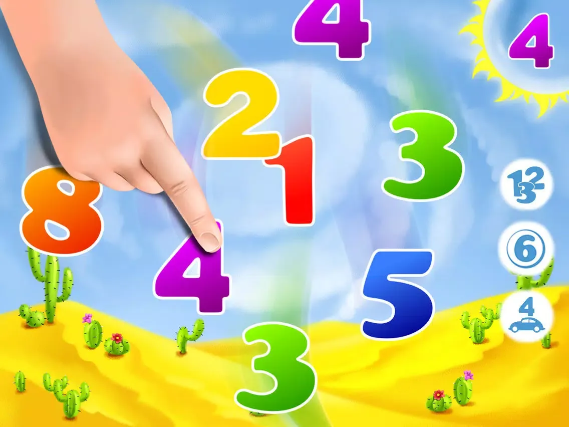 Capturas de tela do Math for kids: learn numerals No Ads iPad 