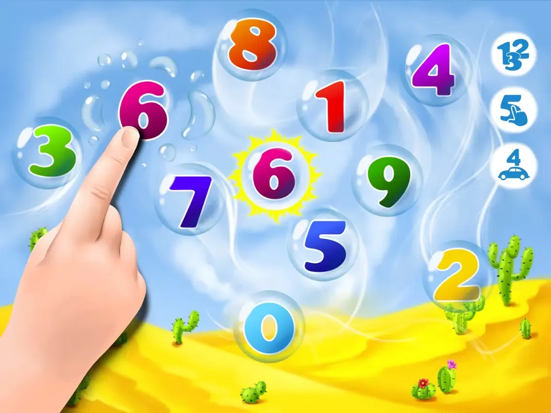 Capturas de tela do Math for kids: learn numerals No Ads iPad 