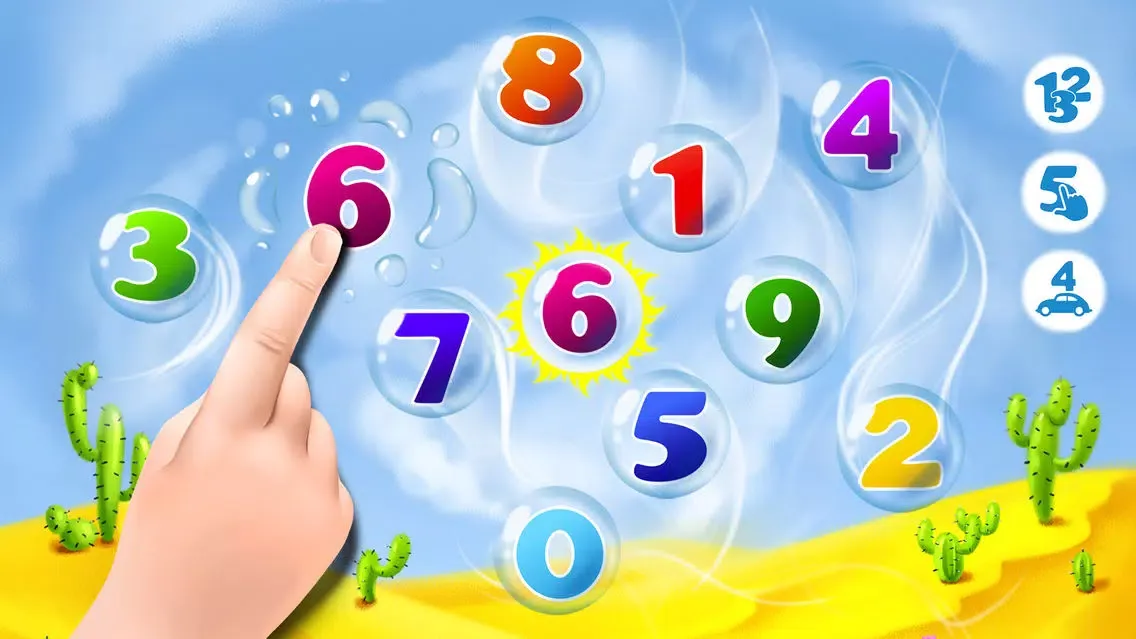 Capturas de tela do Math for kids: learn numerals No Ads