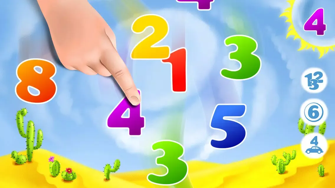 Capturas de tela do Math for kids: learn numerals No Ads