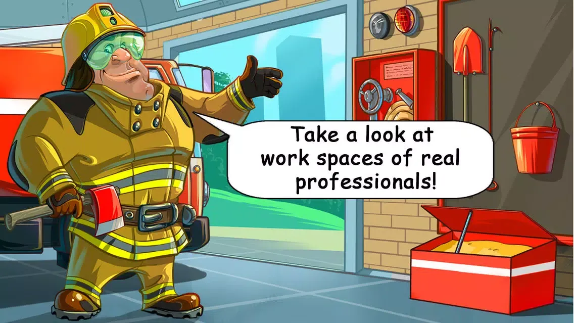 Tangkapan layar Professions for Toddlers - Kids Educational Game