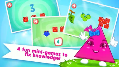 Capturas de tela do Learning Numbers, Shapes. Game