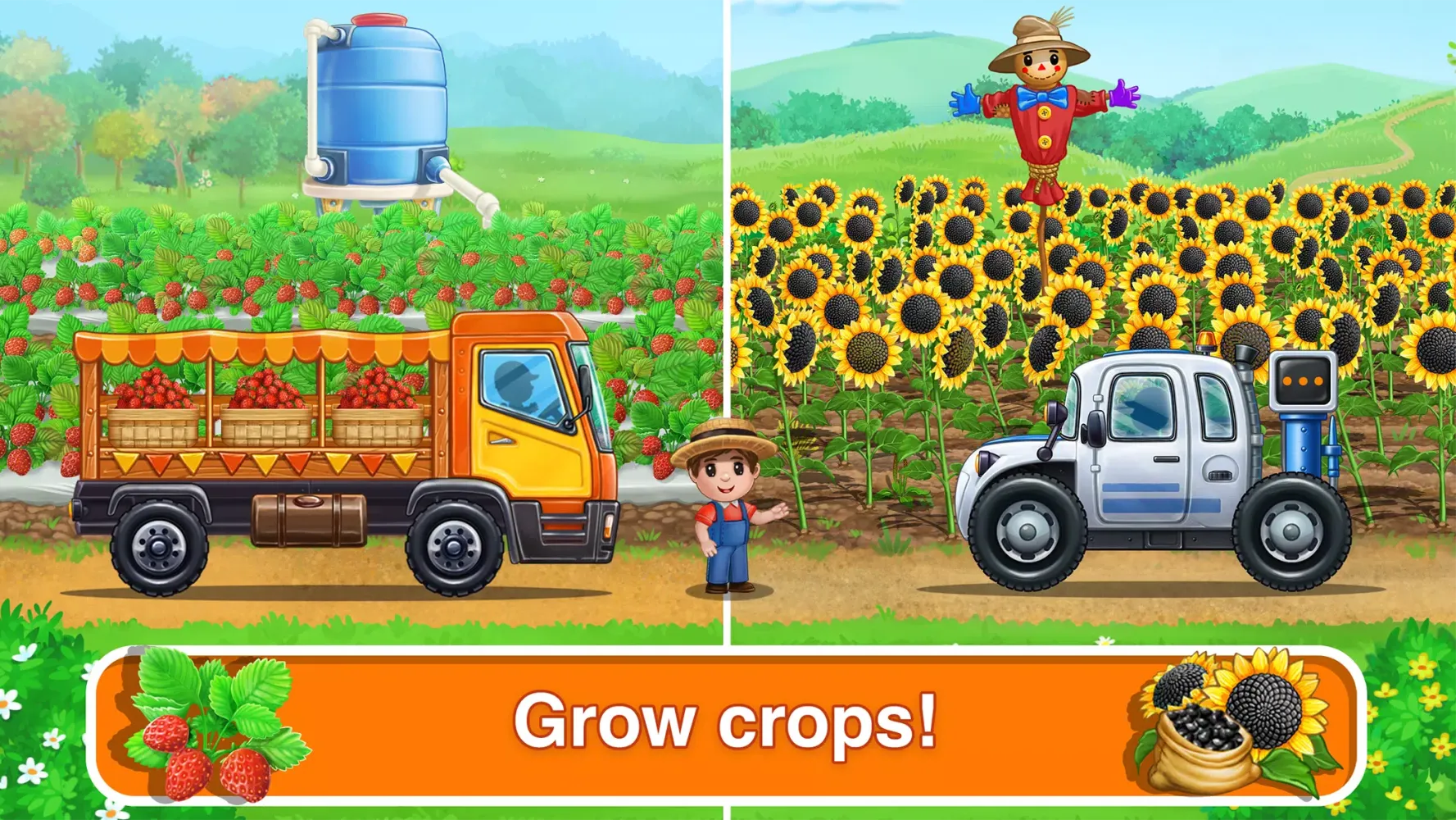 Tractor, car: kids farm games Screenshots